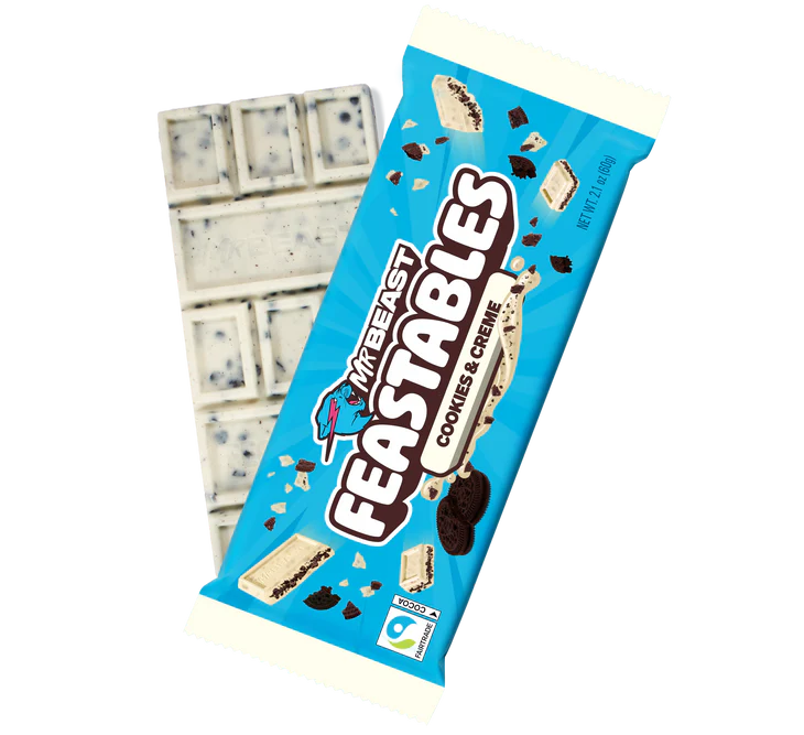 CHOCOLATE FEASTABLE COOKIES & CREAM 60g