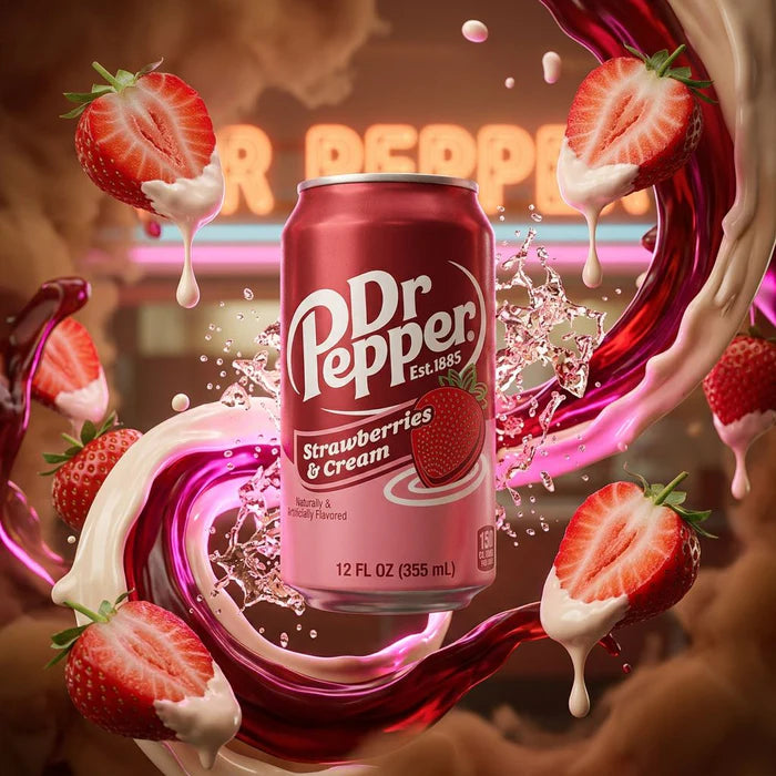 Dr. PEPPER STRAWBERRY & CREAM