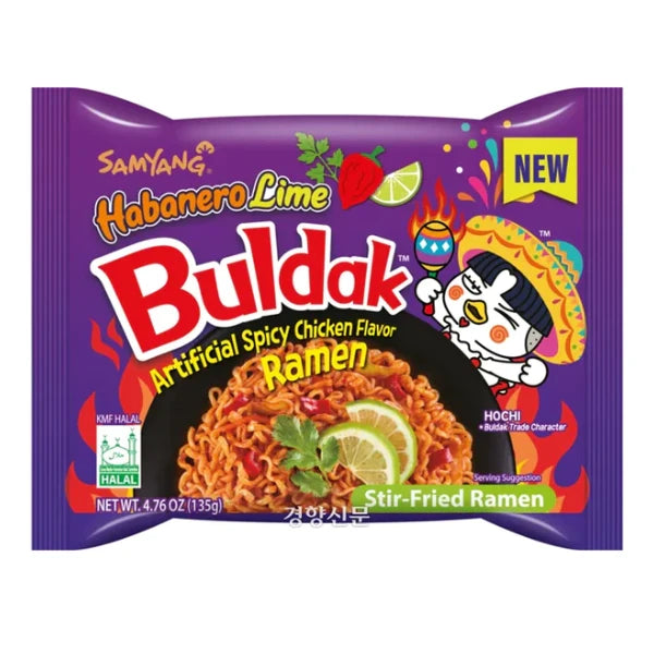 RAMEN BULDAK HABANERO LIME 125g