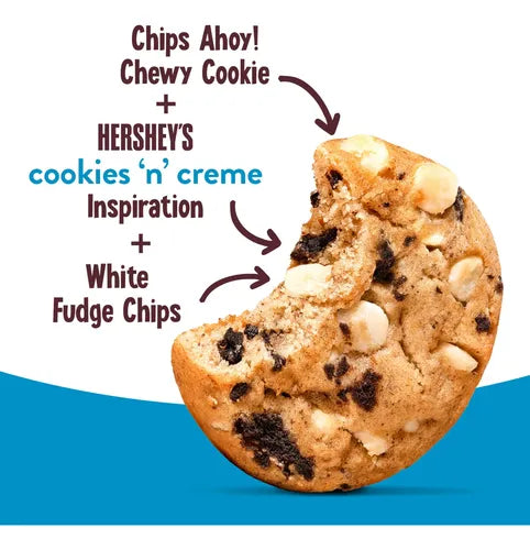 GALLETAS CHIPS AHOY HERSHEYS COOKIES N CREAM 271g