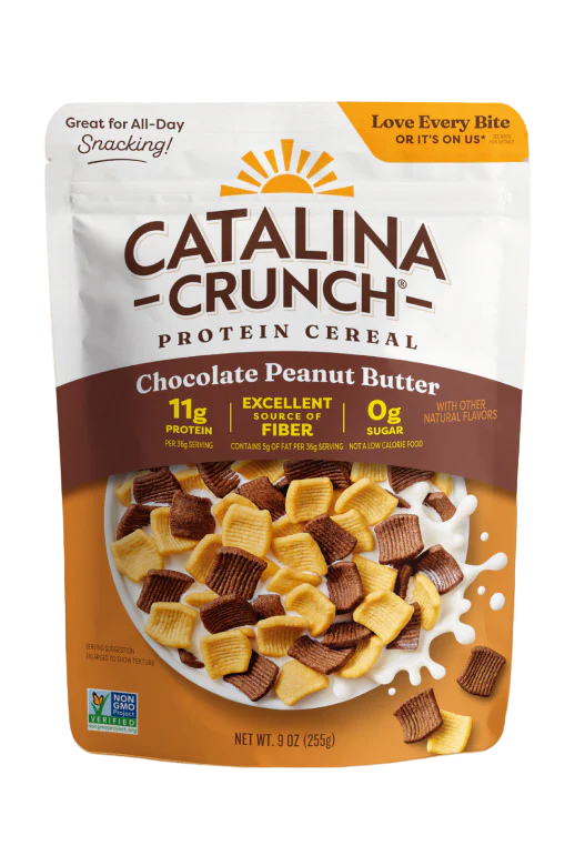 CEREAL CATALINA CRUNCH CHOCOLATE PEANUT BUTTER 255g (0g Sugar)