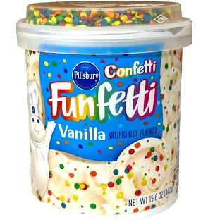 FUNFETTI GLASEADO SABOR A VAINILLA 440g