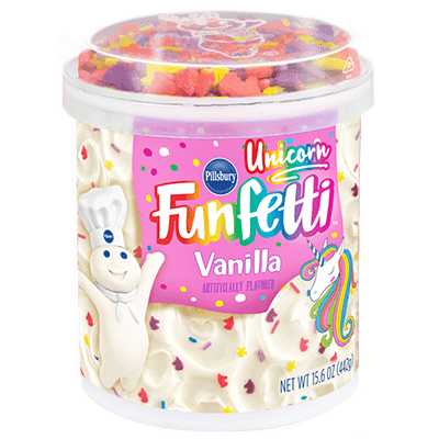 FUNFETTI GLASEADO SABOR A VAINILLA SPRINKLE UNICORN 440g