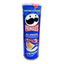PRINGLES ALL DRESSED TOMATO ONION  AND VINEGAR