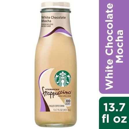 FRAPUCCINO CHOCOLATE BLANCO MOCHA STARBUCKS