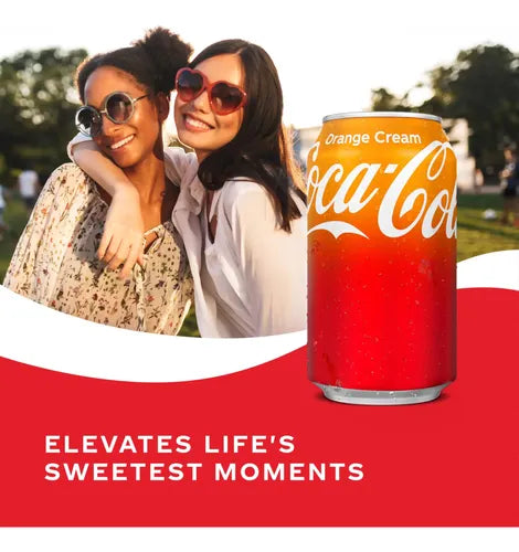 COCA COLA ORANGE CREAM