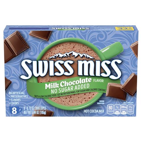 CHOCOLATE SWISS MISS SIN AZUCAR * 8 Sobres